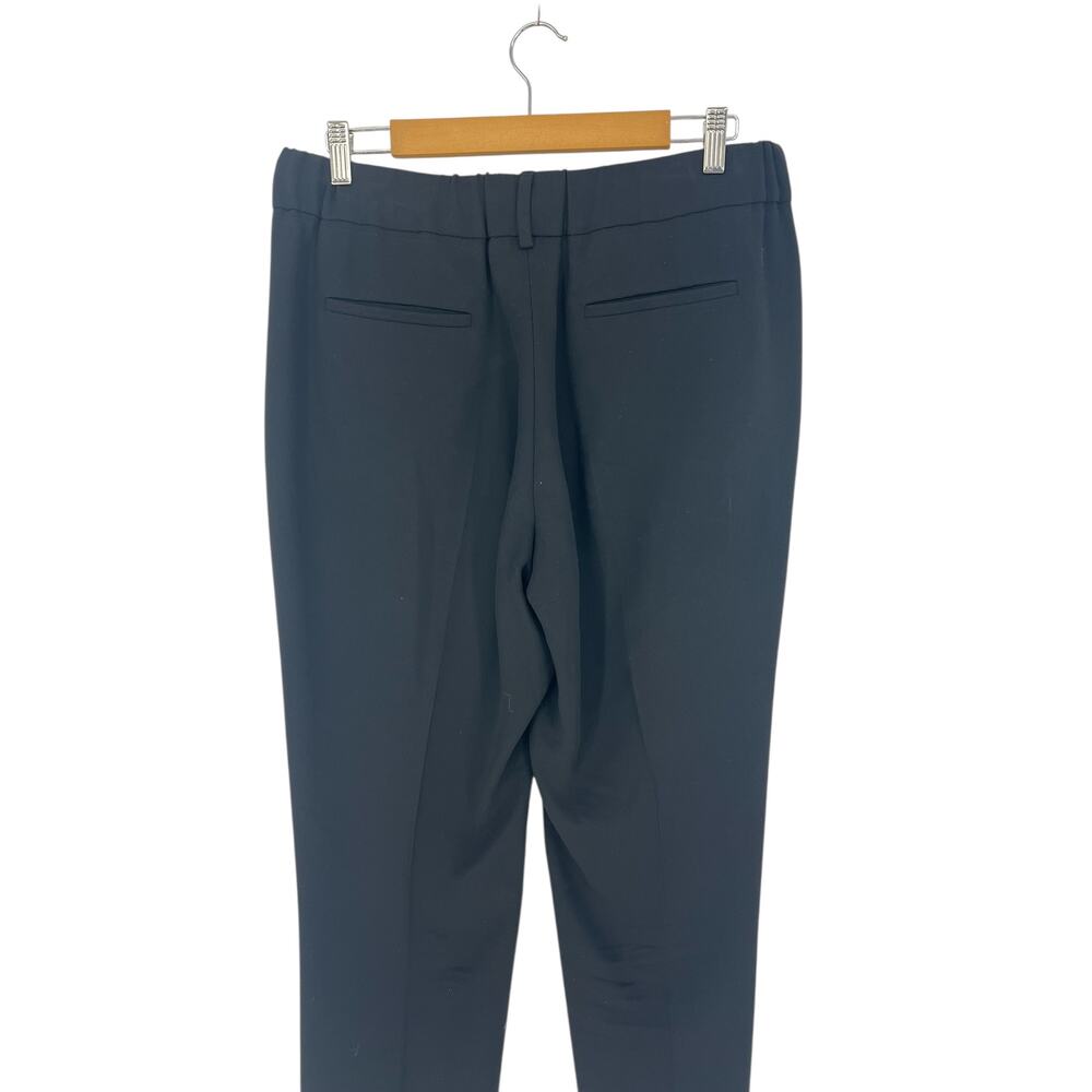 Brunello Cucinelli Monili Silk Blend Pull-On Pants in Black - Picture 13 of 15